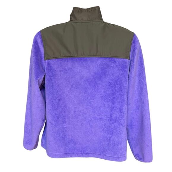 Fila Sport Purple and Gray Fleece Full Zip  Activewear Utility Jacket Size L - Picture 4 of 10